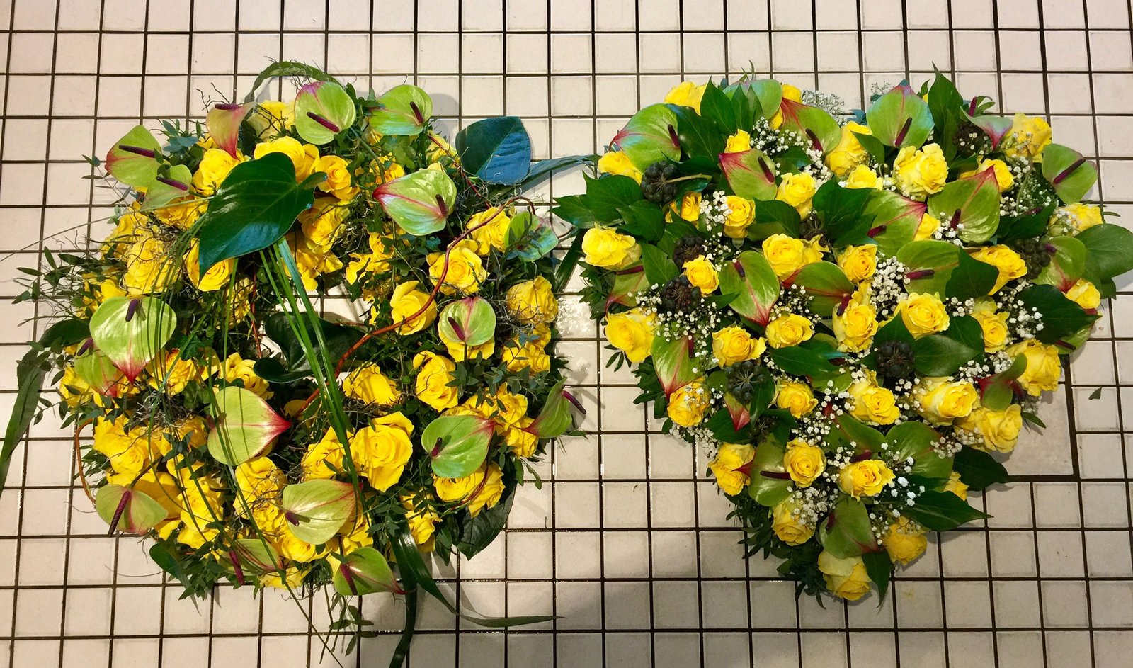 Hochzeits-Tischdekoration der Vingster Blumen Ecke