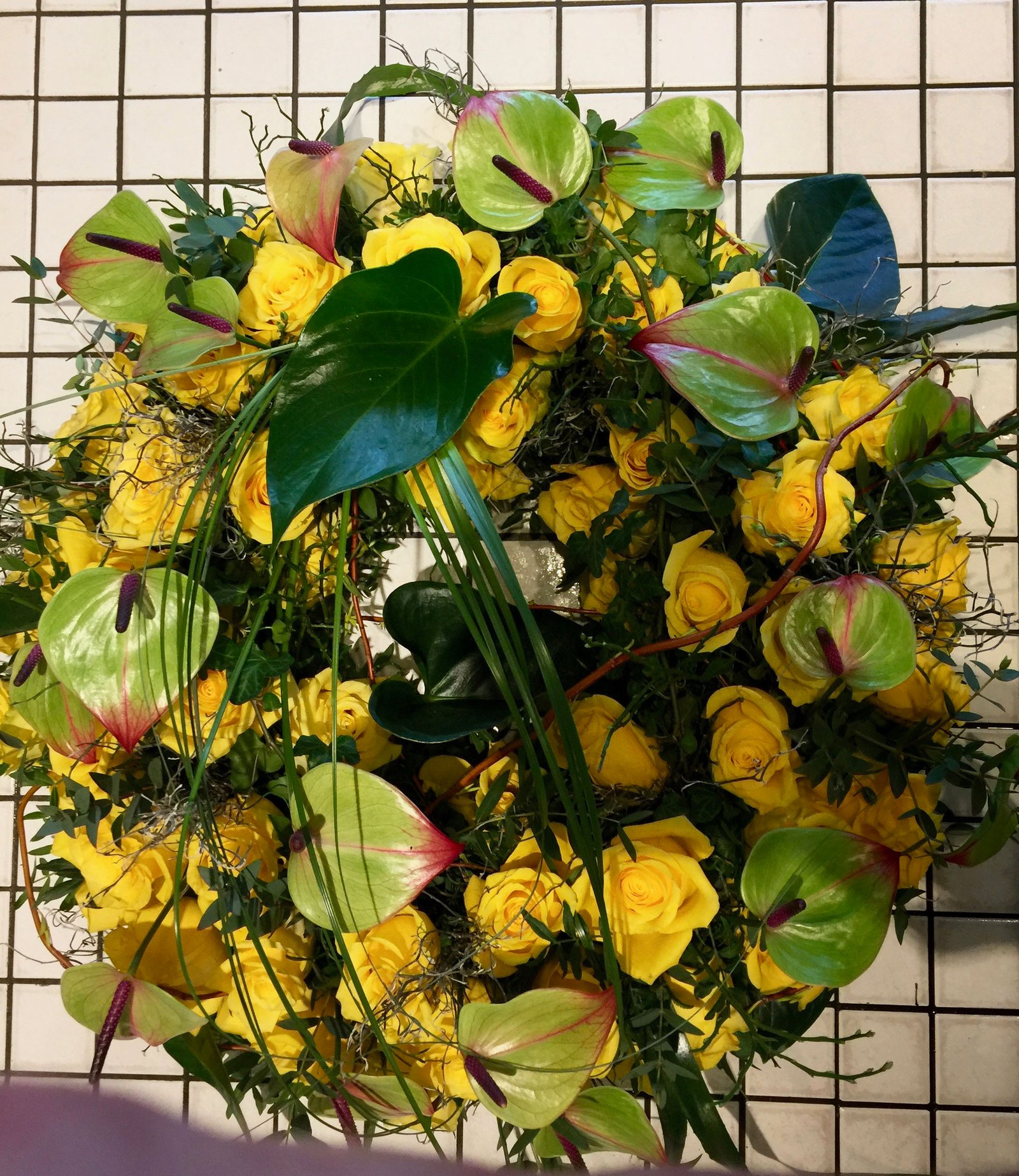 Hochzeits-Tischdekoration der Vingster Blumen Ecke