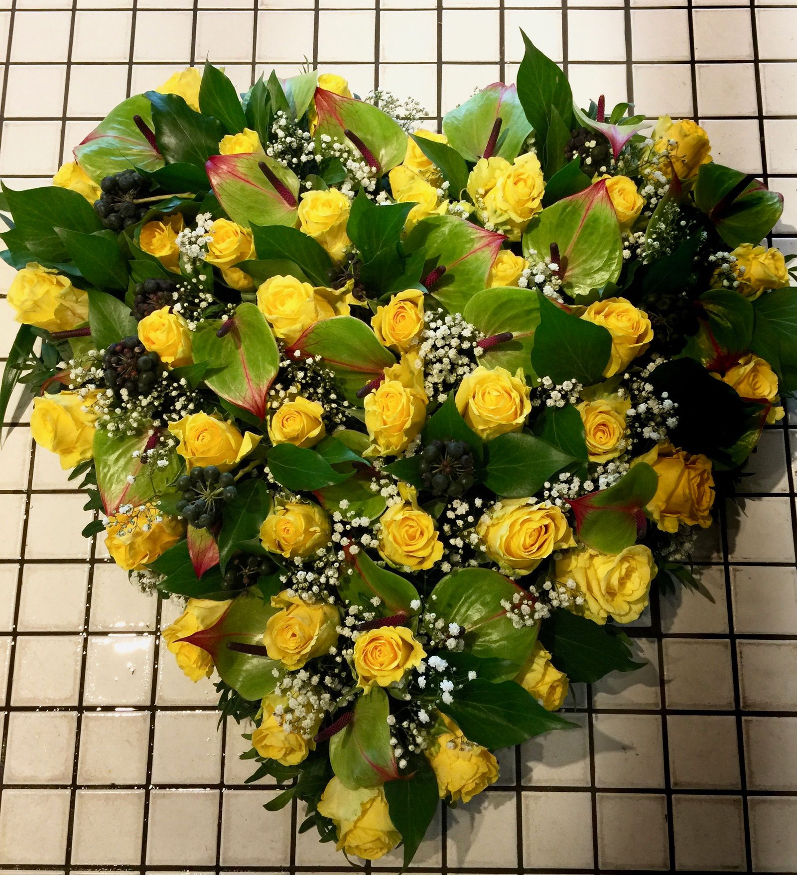 Hochzeits-Tischdekoration der Vingster Blumen Ecke
